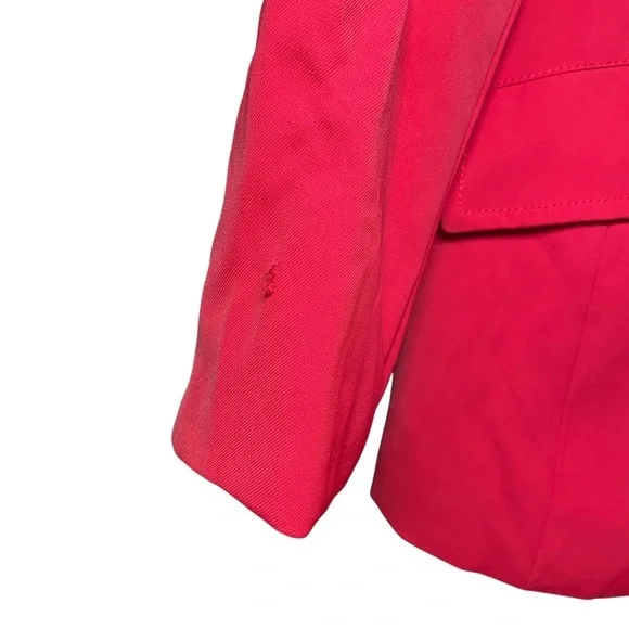 5/$25 Max Studio Red Tailored Blazer Power Workwear Chic Medium - Picture 6 of 6